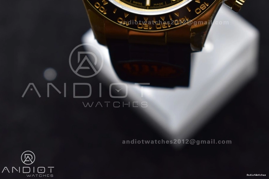 (Weighted) Diamonds Daytona Oysterflex 806 QF 126518 WellDesigned YG SH4131 Black Edition Best V6 Strap on Dial 1:1 0306